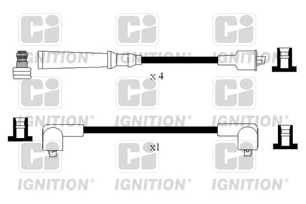 QUINTON HAZELL Комплект проводов зажигания XC1152